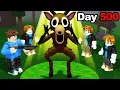 Download Lagu I Carried A NOOB ONLY TEAM To Day 500 In 99 Nights in the Forest!