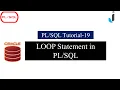 Oracle Tutorial 19-Loop Statement in with Example in Hindi Javainhand