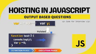JavaScript Hoisting Interview Questions 52 Output-Based Questions Asked in Interviews