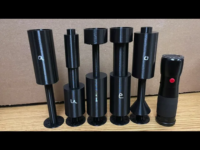 Vocal Tract Models for Vowels (VTM-T20 by Takayuki Arai)