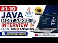 -10 Java Most Asked Interview Question 150 Java Interview Preparation Questions Series