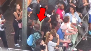 غريب يتحرش بها من الخلف وهيا فرحانة 