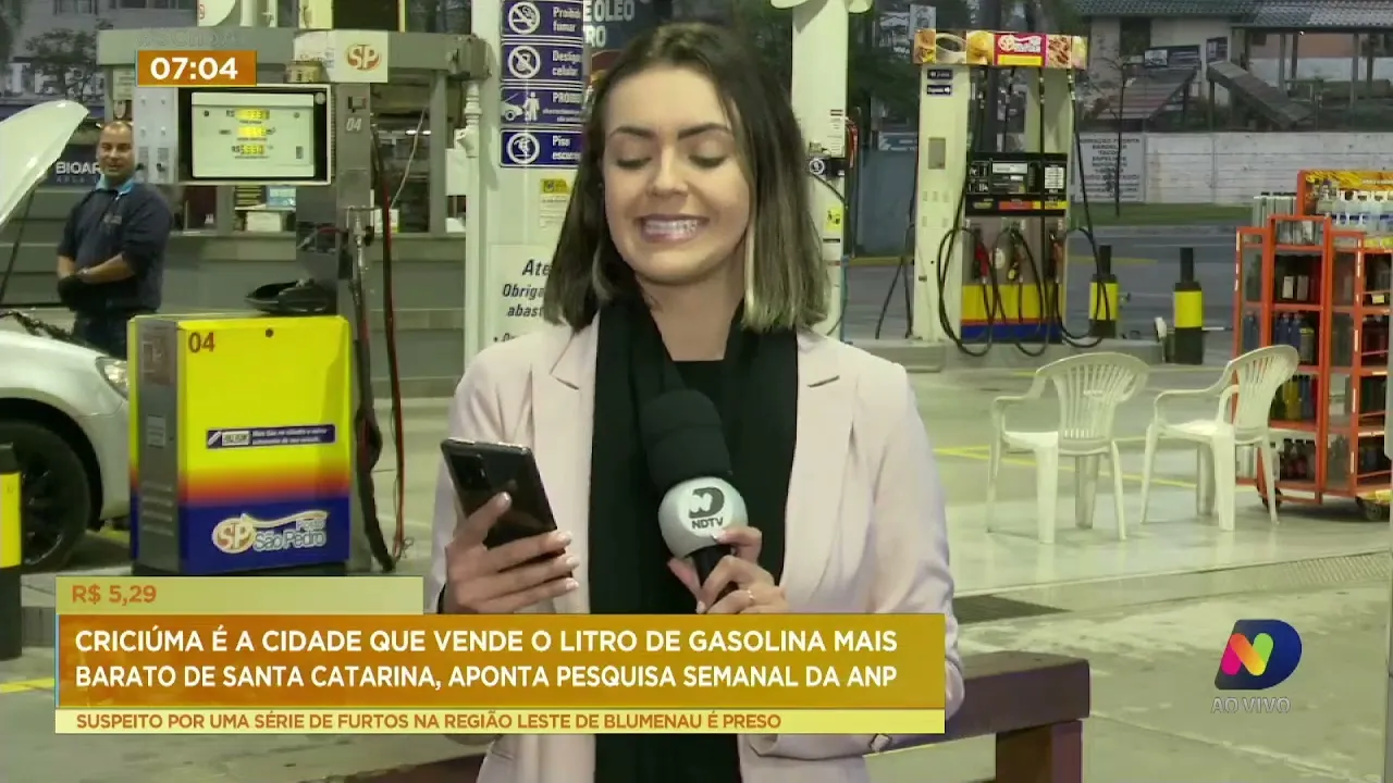 Pesquisa aponta que o preço do litro da gasolina em Criciúma é o mais barato de SC