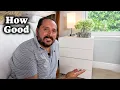 Reviewed YILQQPER Wood Dresser for Bedroom with 4 Deep Drawers and Wheels
