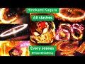 All 13 Sun Breathing Techniques by Tanjiro Demon Slayer Slashes Compilation Hinokami Kagura