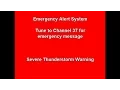 Severe Thunderstorm Warning Rochester NY