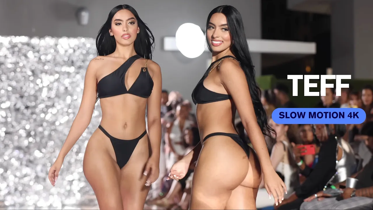 Estefania Perez in SLOW MOTION | Art Basel Miami / Fusion Fashion Events 2023 4k