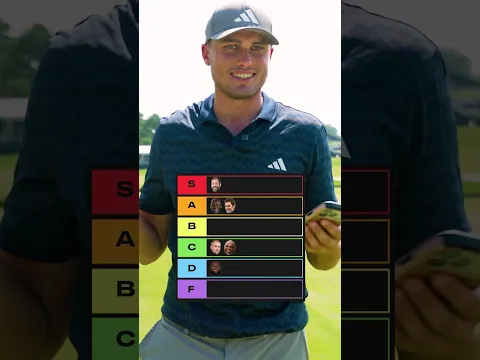 Ludvig Åberg grades celebrity golf swings 🏌️‍♂️