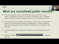 Open Records Requests