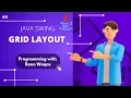 8 GridLayout Layout Manager Java Swing Master Class Programming with Rana Waqas