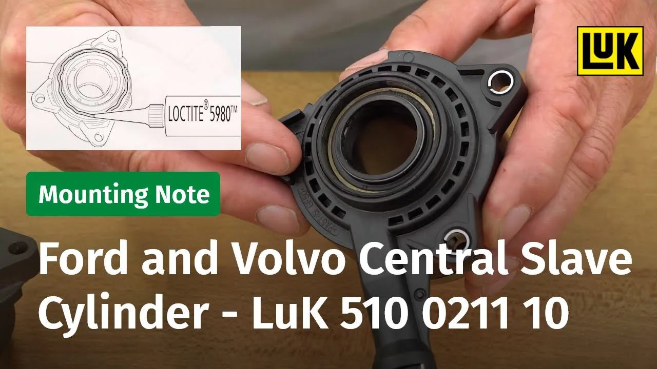 Montagehinweis für Ford und Volvo Zentralausrücker Artikel Nr. 510 0211 10