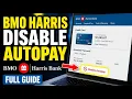 How to disable autopay on BMO Harris credit cards - Full Guide