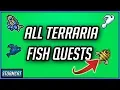 TERRARIA 1 4 ALL ANGLER FISHING QUESTS 2020 TERRARIA ALL QUEST FISH LOCATIONS