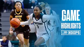 W Michigan At Michigan State HIGHLIGHTS Big Ten Women S Basketball 11 16 2025 