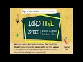 CodeChef December Lunch Time 2018 - Age Calculator AGECAL