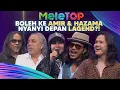 Download Lagu Alamak!! Amir Masdi \u0026 Hazama NERVOUS Nyanyi Depan Lagend?! | Battle MeleTOP | Zizan \u0026 Hawa