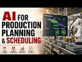 AI for Production Planning Scheduling Optimizing Manufacturing with Intelligent Planning Uplatz