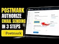 How to authorize set up email sending with Postmark - Easy Tutorial