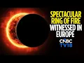 WATCH THE MOMENT Solar Eclipse Turns Sun Into a Ring of Fire Total Solar Eclipse 2026 N18G