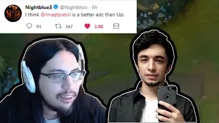 IMAQTPIE REACTS TO NIGHTBLUE'S TWEET ABOUT HIM | SHIPHTUR'S VIKTOR INSANE | LOL MOMENTS