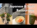Trying the HOTTEST Japanese Sushi Restaurants in Washington DC Omakase Matcha More