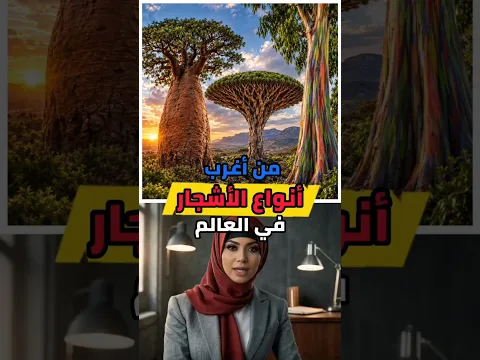 من أغرب انواع الأشجار ربما ستراها لأول مرة  !!🤯