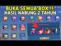 Download Lagu BUKA SEMUA BOX HASIL NABUNG 2 TAHUN ! TERNYATA ISI NYA BANYAK SKIN TERSEMBUNYI MOBILE LEGENDS