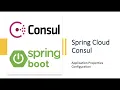 Spring Cloud Consul Key Value Store Application Bootstrap File Configurations
