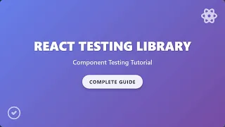 React Testing Library Tutorial for Beginners Easy Component Testing