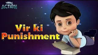 hindi cartoons for kids vir the robot boy vir ki punishment wowkidz action