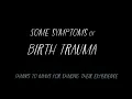 Download Lagu Some symptoms of Birth Trauma