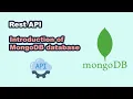 REST API Episode 1 - Introduction Setting-up of environment and MongoDB database