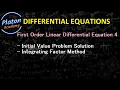 02 04 First Order Linear Differential Equation - Problem Solution