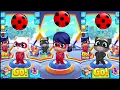 Download Lagu Talking Tom Hero Dash Miraculous Chase event Ladybug Angela vs Ladybug vs Cat Noir Tom vs Raccoon
