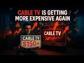Cord Cutting Cable TV is Getting More Expensive Again