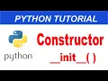 Constructor in Python 33 Python complete Course in