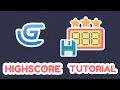 GDevelop Highscore Tutorial 2021