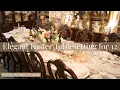 Elegant Easter Dinner Tablesetting for 12 - Antique Noritake Azalea Pattern China for Spring