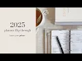 2025 Planner Setup Flip Through Self-Made Inserts Minimal Functional Productivity