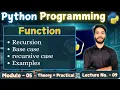 L-5 9 Recursion in Python Base Case Recursive Case Examples