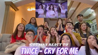 Download COUSINS REACT TO TWICE 'CRY FOR ME' Choreography - 2 MP3