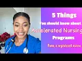 5 things you should know about accelerated nursing programs