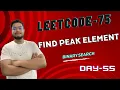 Problem - 55 162 Find Peak Element Leetcode-75