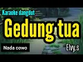 Download Lagu Karaoke GEDUNG TUA Elvy Sukaesih full lirik nada COWO