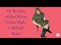My review of the Jileon Extra Wide Calf Wellie Galosh Rain boot as a lady with lipedema