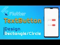 Flutter TextButton Style Shape BorderRadius