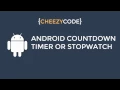 Android Countdown Timer Tutorial Android Handler Timer With Examples -