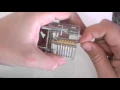 Lockpick practice lock and jiggler keys