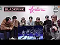 Lagu BTS Reaction to Blackpink Deadline concert performance 'Forever young' \u0026 'whistle' (Fanmade 💜)
