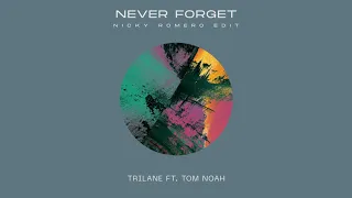 trilane ft tom noah never forget nicky romero extended edit 
